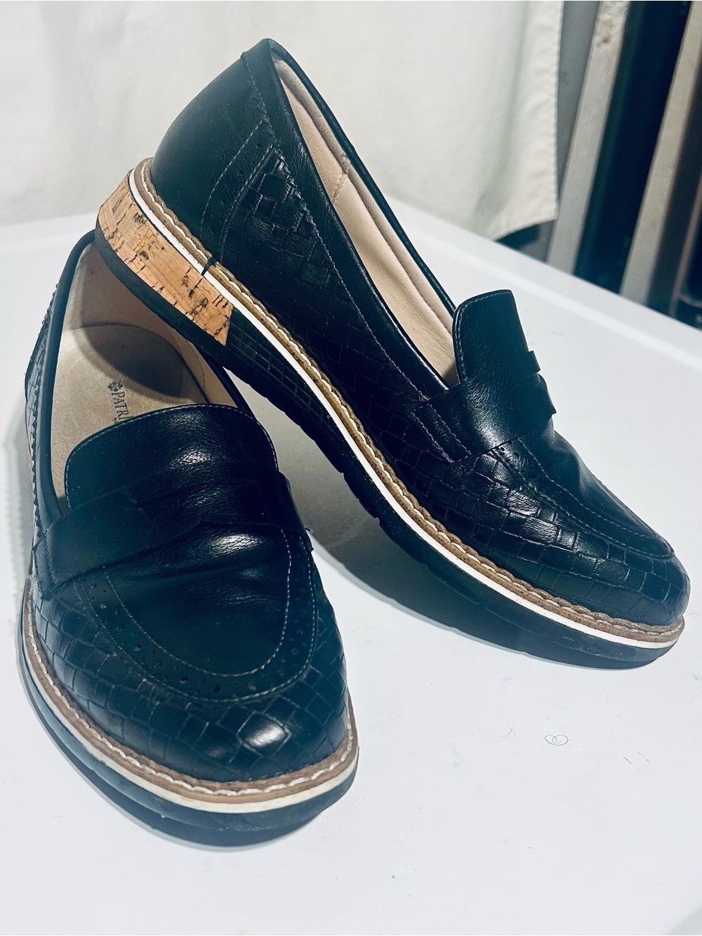Black Women's Penny Loafers